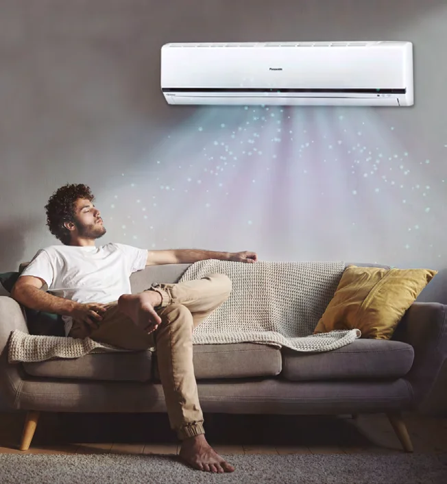 Ambiente con aire acondicionado Panasonic Serie PU